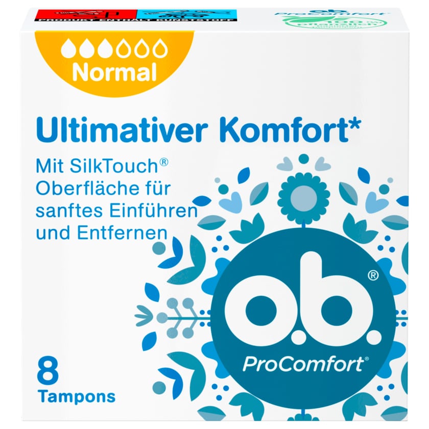 o.b. Tampons ProComfort Normal 8 Stück
